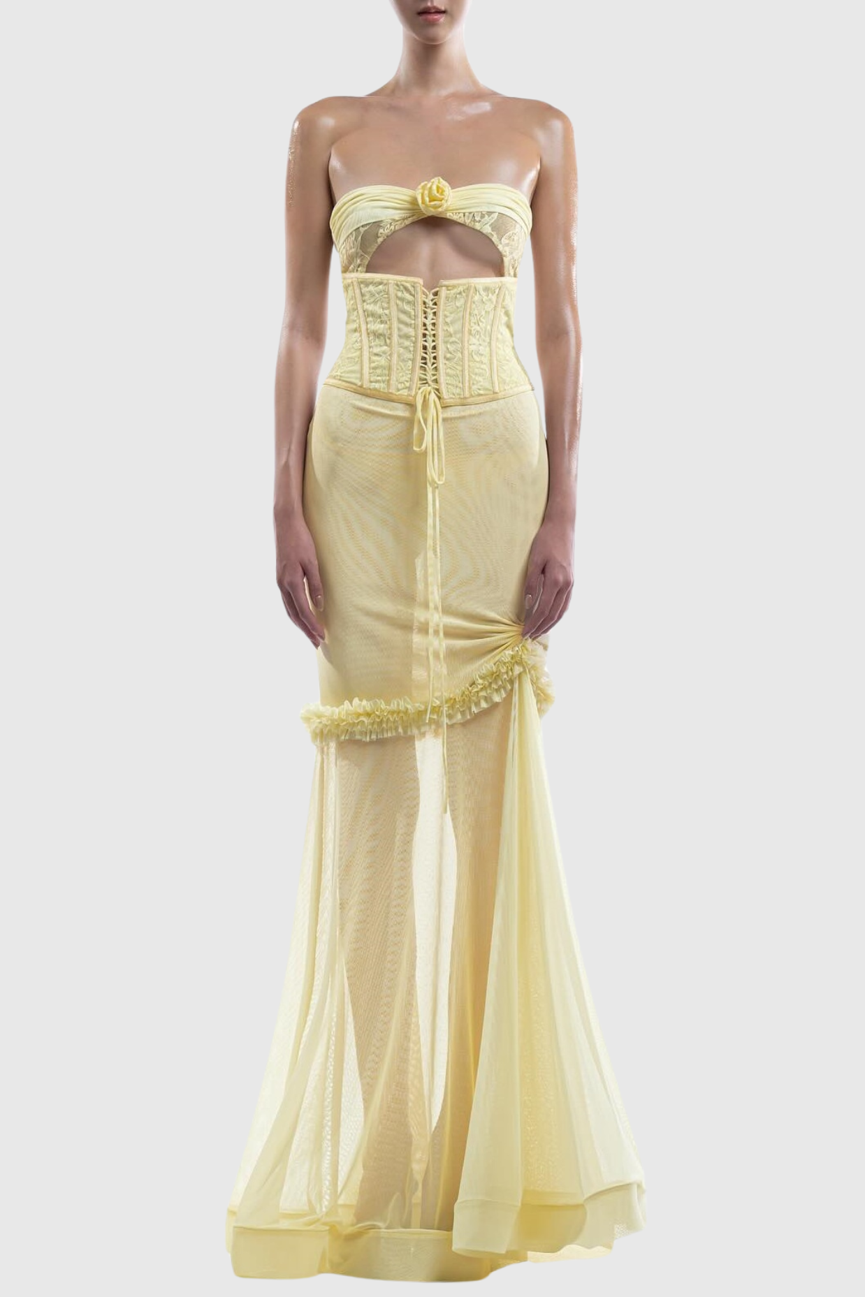 LaythanMeshCutoutCorsetMaxiDress-Yellow_2 MESH CUTOUT CORSET MAXI DRESS YELLOW