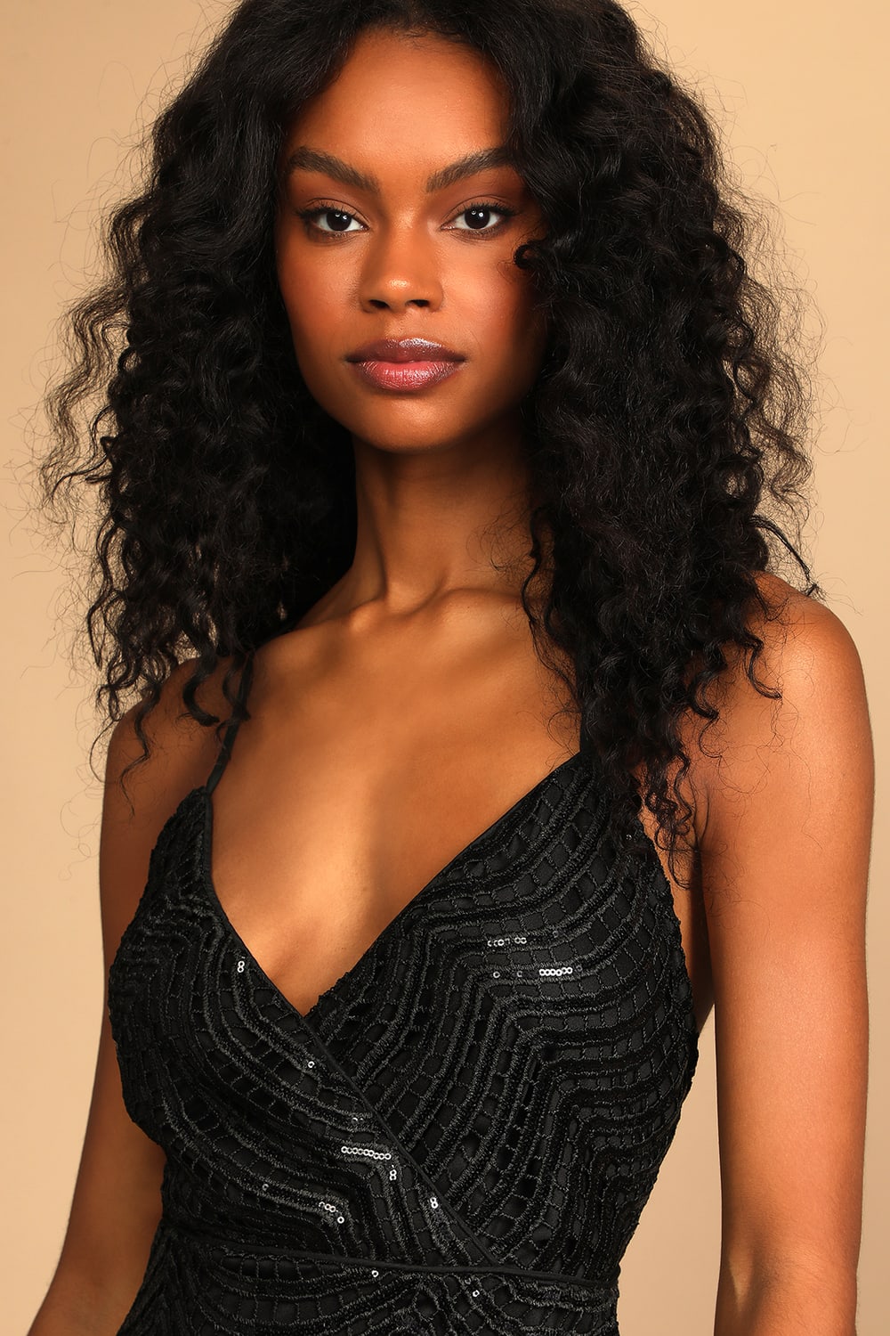 LeleBlackSequinMiniDress_2 SEQUIN BLACK MINI DRESS, HOLLOW BODYCON PARTY