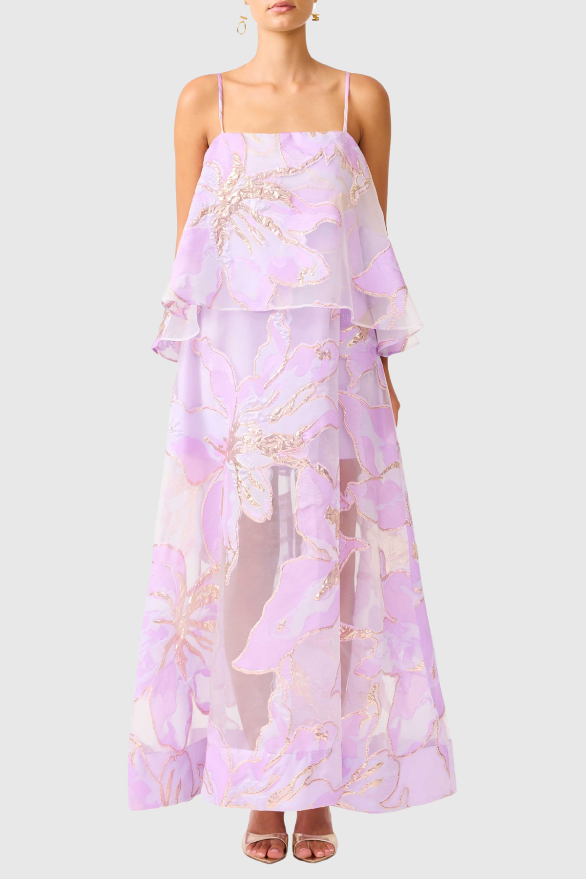 LennoxFloralJacquardMaxiDress-Purple3 LENNOX FLORAL JACQUARD MAXI DRESS - PURPLE