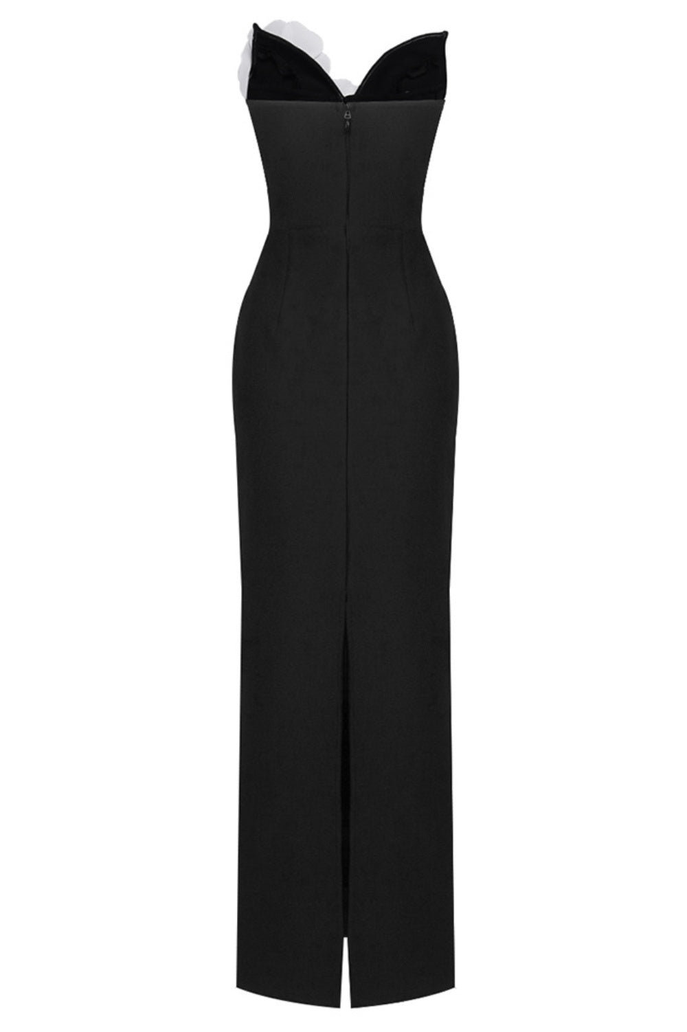 LILITH FLORAL STRAPLESS MAXI BANDAGE DRESS