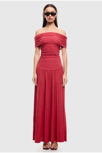 sabina bodycon strapless maxi dress in crimson sabina bodycon strapless maxi dress in crimson