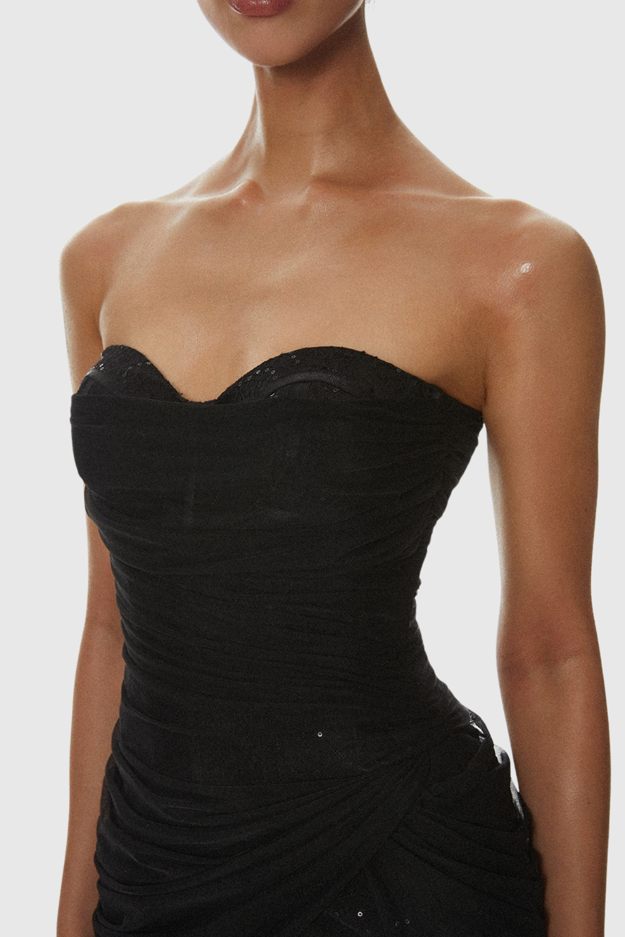 LiserreSequinStraplessCorsetRuchedMiniDress_8_ff9eb75c-55bc-4255-9c3b-edf3be50bae1 LISERRE SEQUIN STRAPLESS CORSET MINI DRESS