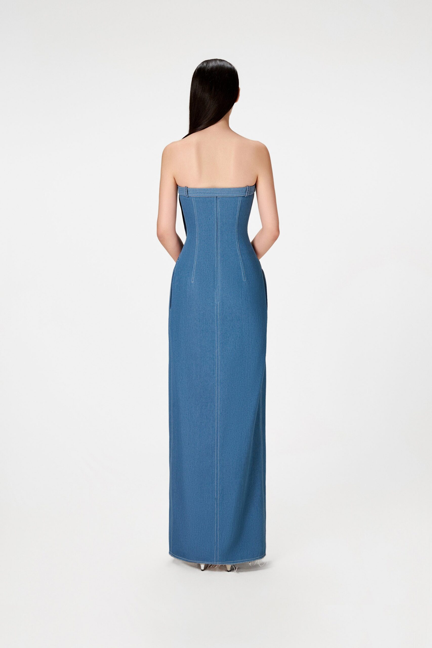 DENIM LONG DRESS, CASUAL SUMMER STYLE
