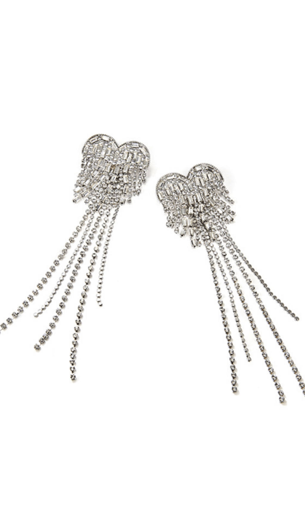 HEART TASSEL EARRINGS FOR WEDDING PARTY GIFT