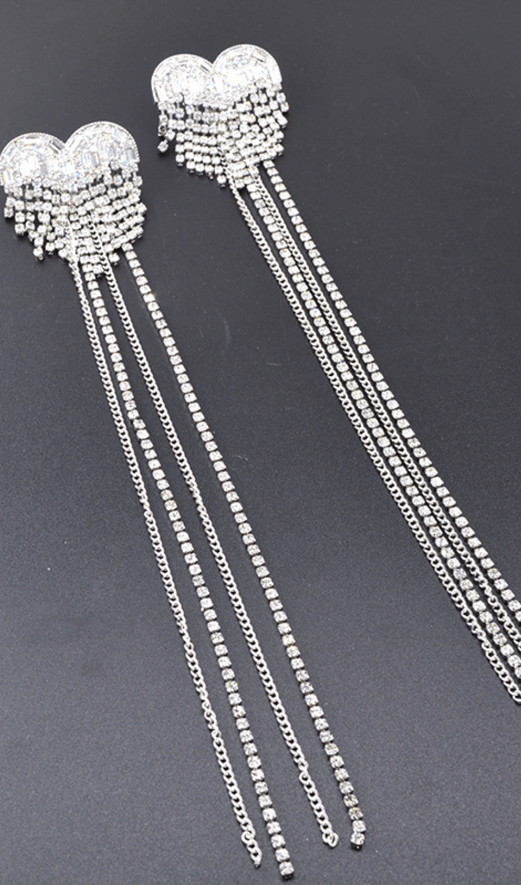 HEART TASSEL EARRINGS FOR WEDDING PARTY GIFT