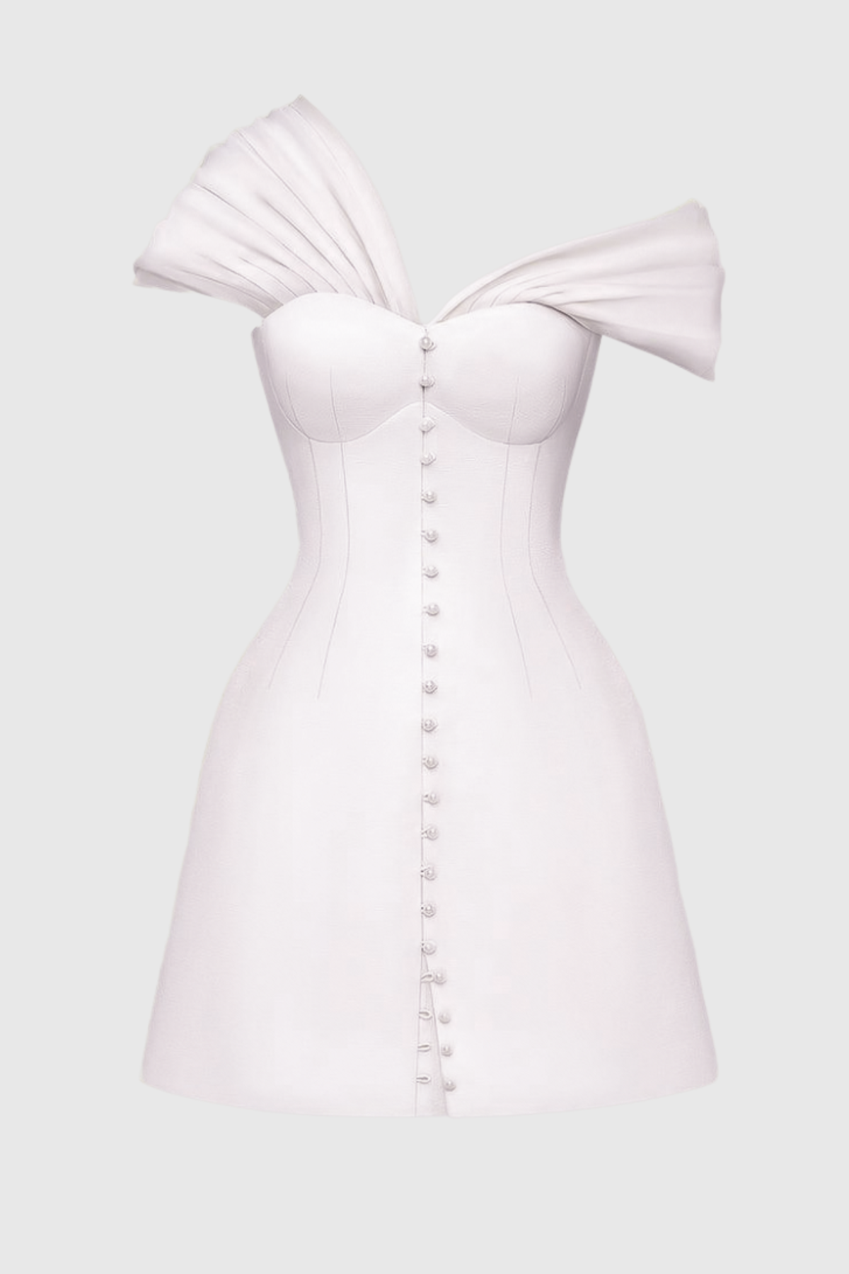 LUZASA OFF-SHOULDER MINI DRESS - PINK PARTY