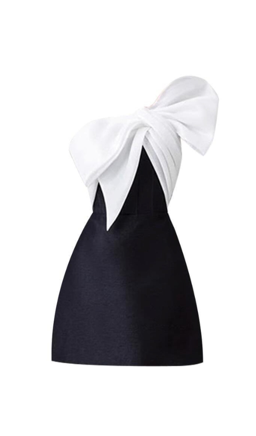 BOW-TIE OFF-SHOULDER MINI DRESS FOR PARTY