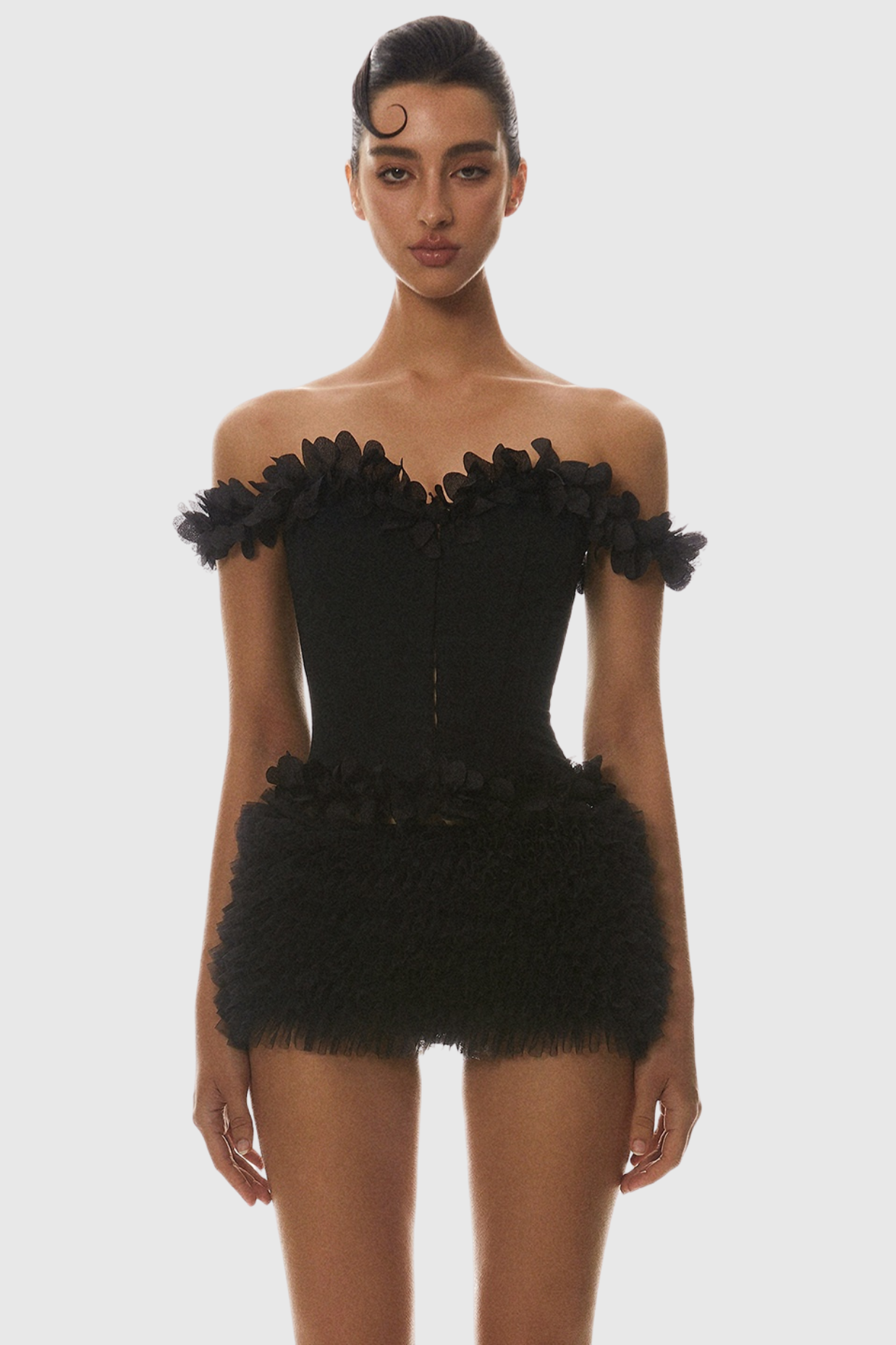 MackieOffShoulderLaceUpCorset_1 MACKIE OFF-SHOULDER LACE CORSET TOP