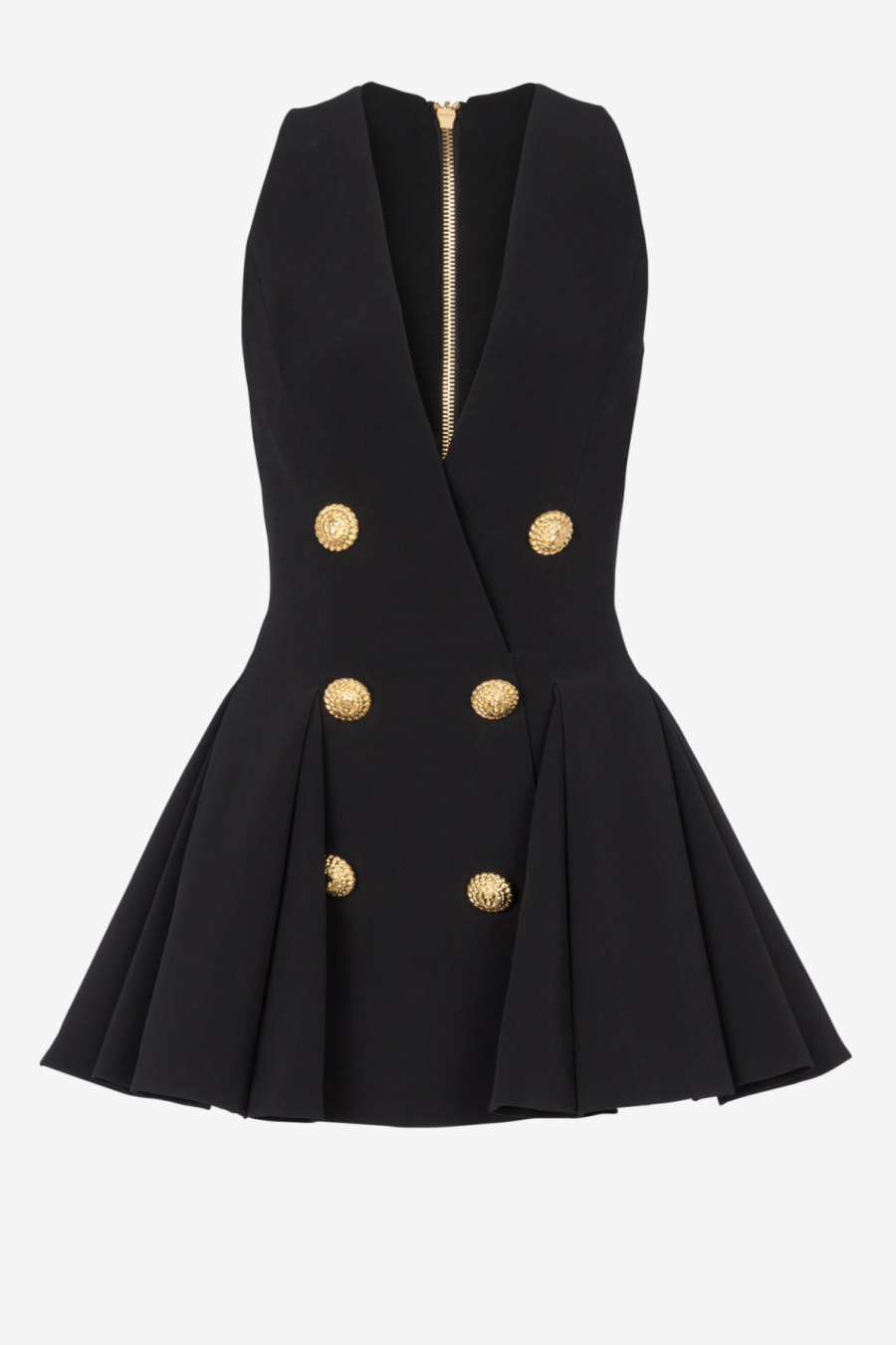 MAKIA PLEATED FLARED MINI DRESS FOR PARTY
