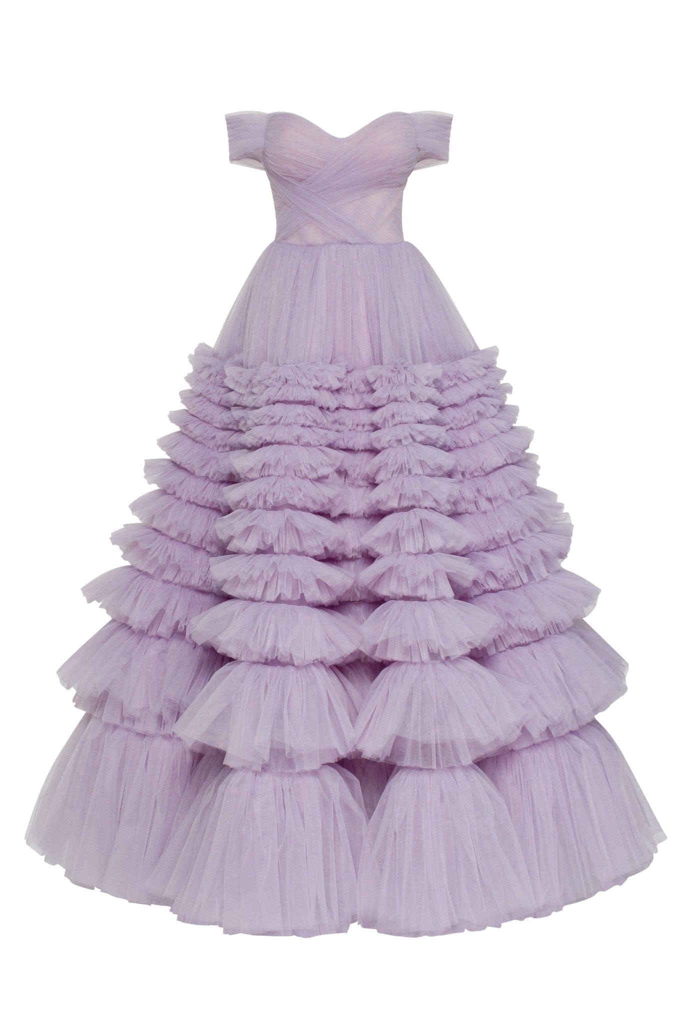 ULTRA PUFFY PROM MAXI DRESS