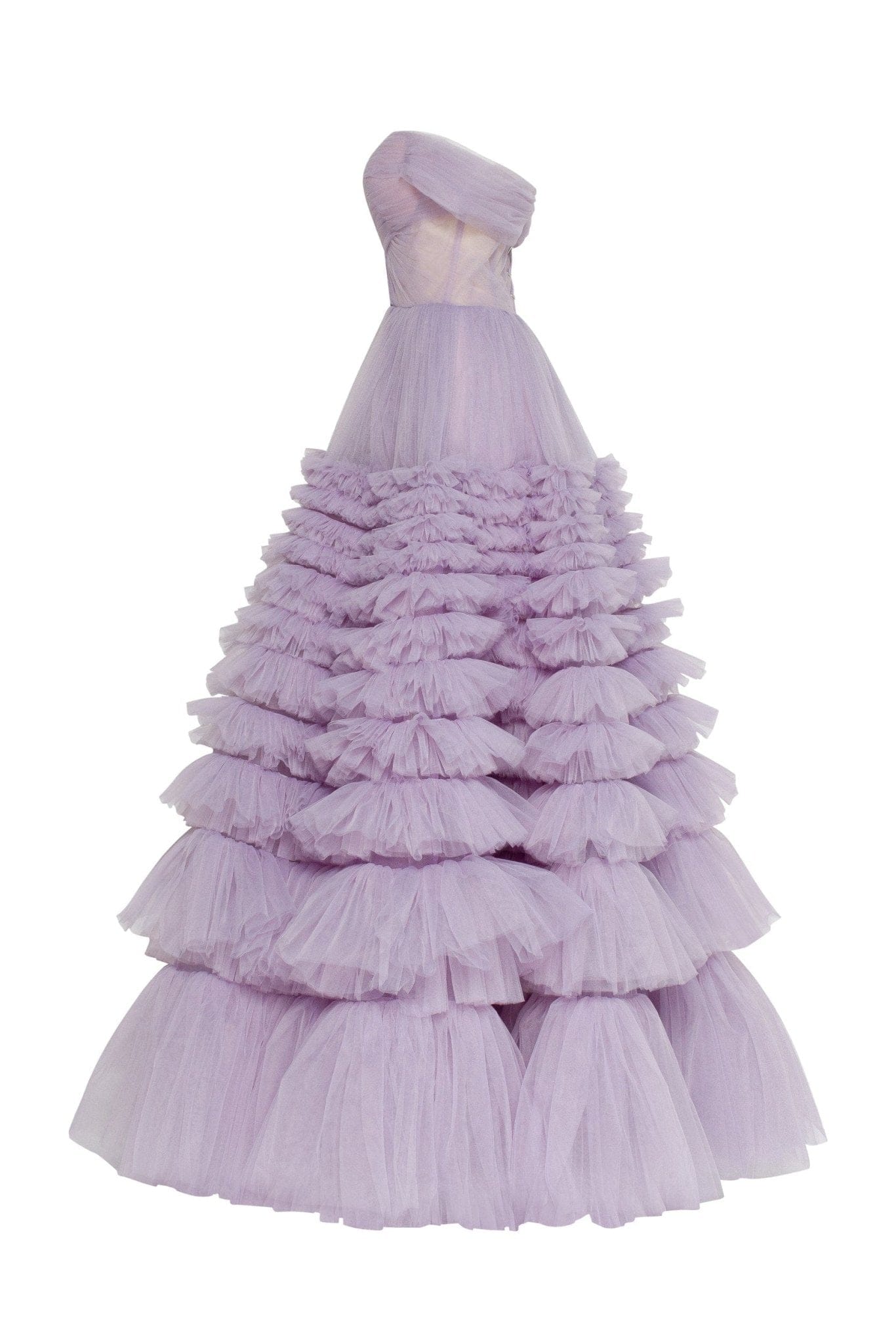 ULTRA PUFFY PROM MAXI DRESS