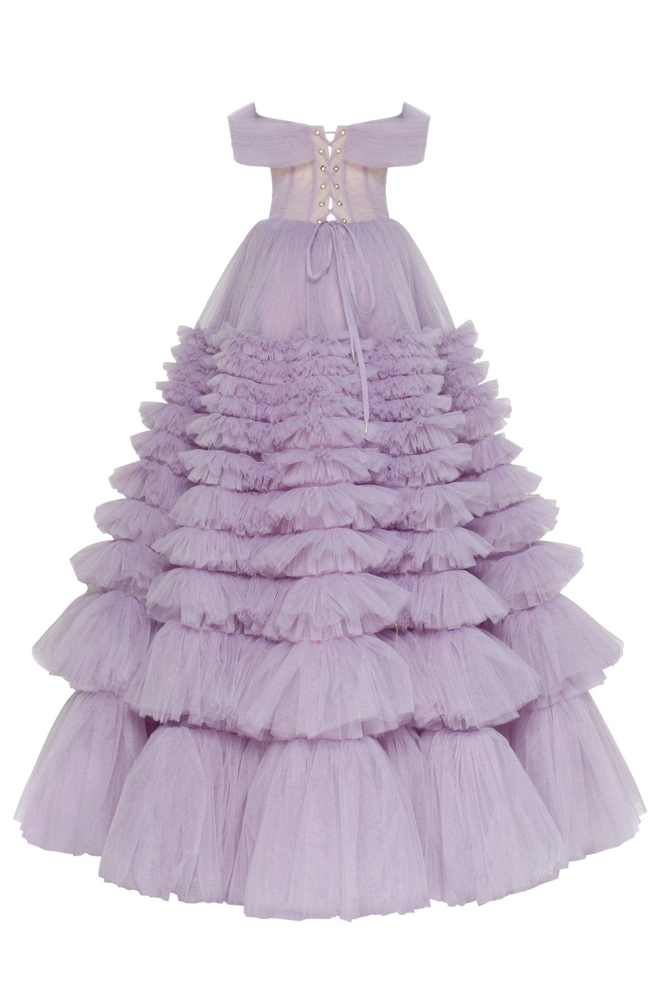 ULTRA PUFFY PROM MAXI DRESS