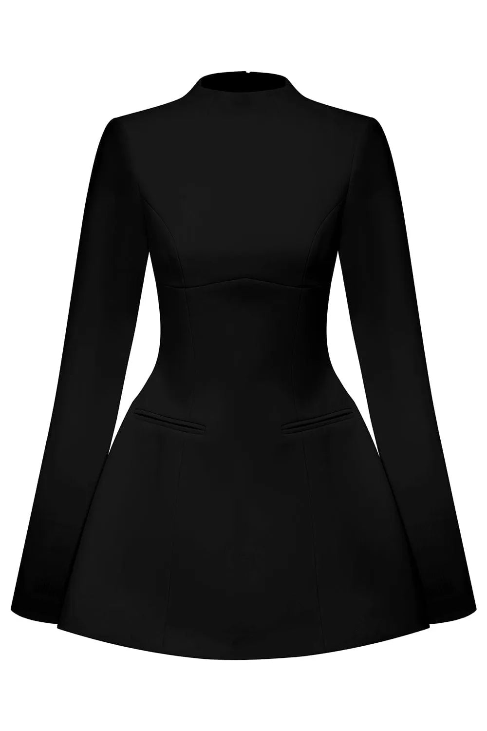 MOLLY OPEN BACK LONG SLEEVE MINI DRESS