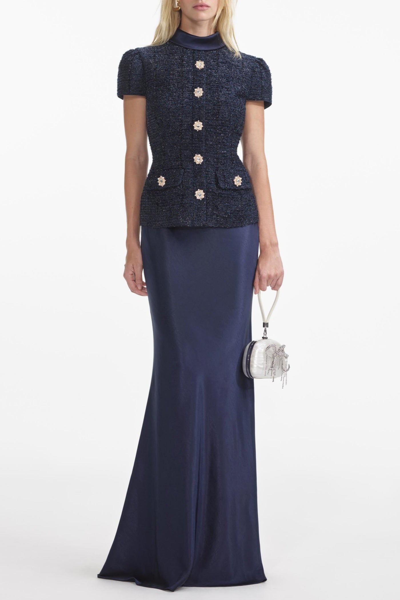 MunozMetallicTweedTwoPieceSet_1 MUNOZ METALLIC TWEED TWO-PIECE SET FOR EVENTS