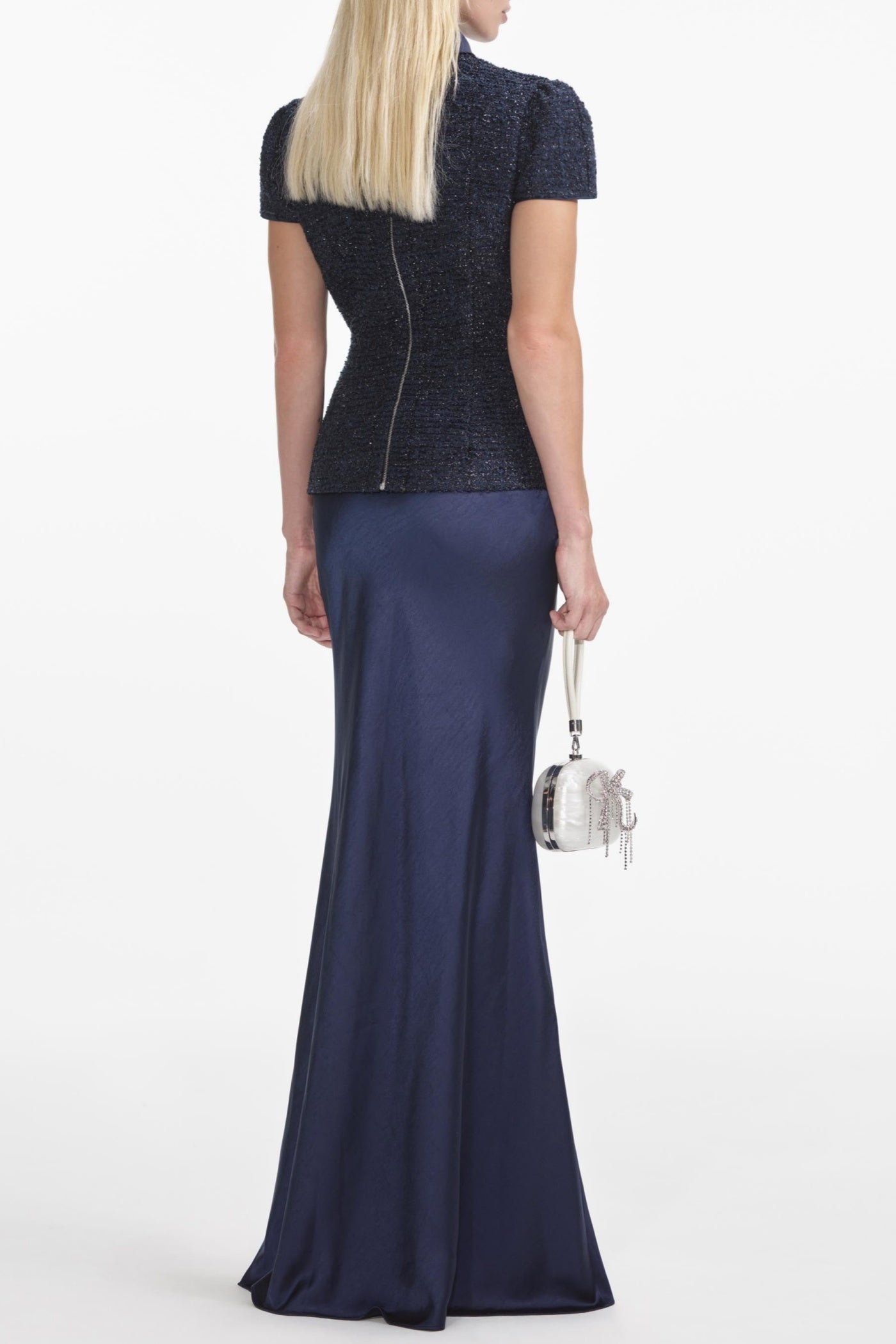 MUNOZ METALLIC TWEED TWO-PIECE SET FOR EVENTS