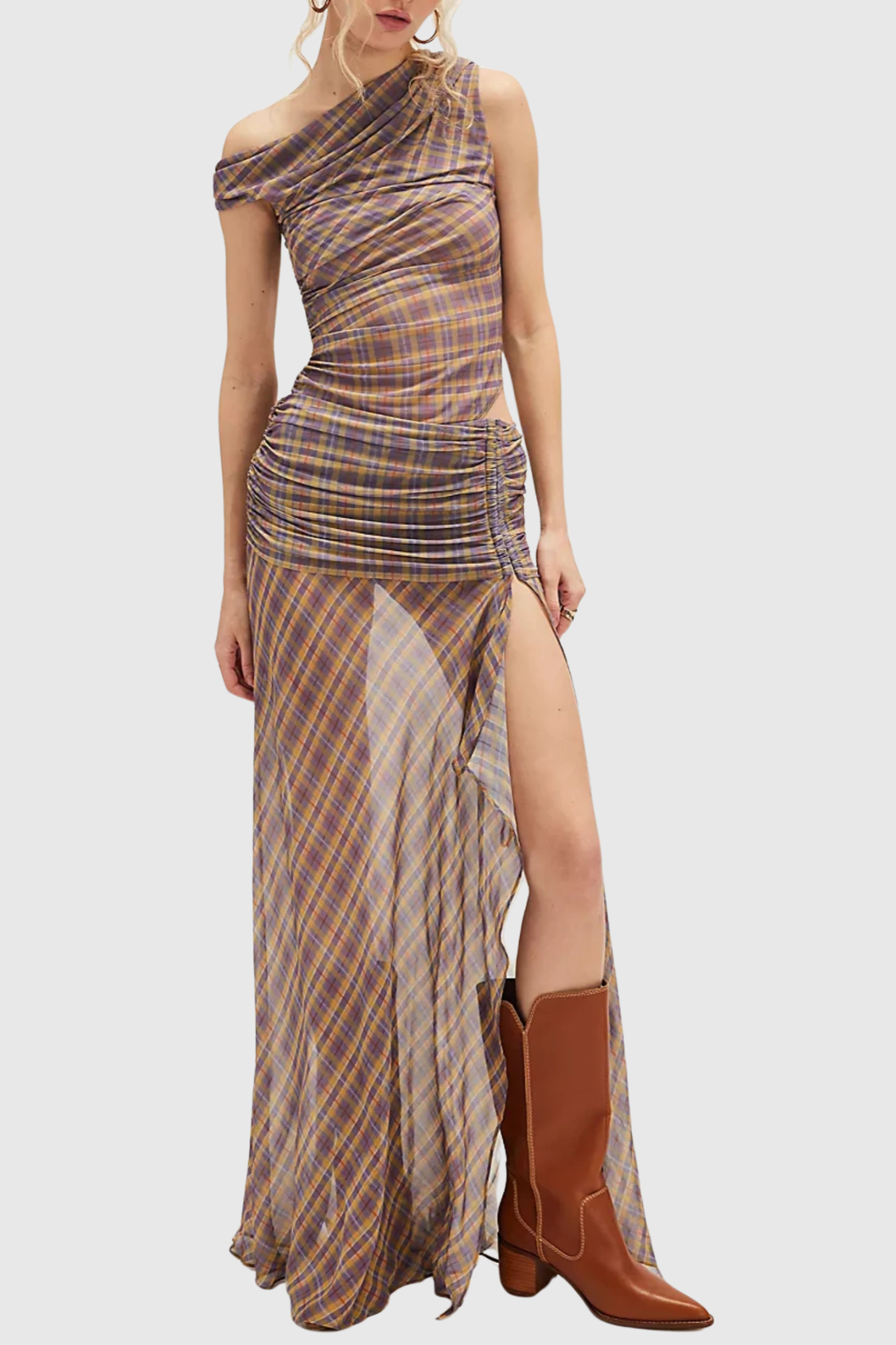 NashiraOneShoulderAsymmetricRuchedMaxiDress_7 ONE SHOULDER RUCHED MAXI DRESS FOR EVENTS