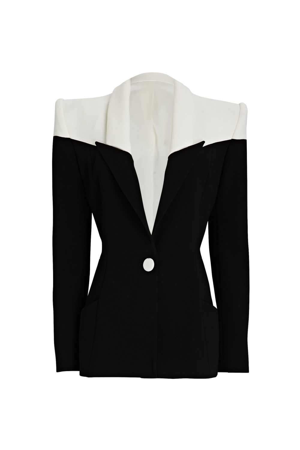 NERISSA PATCHWORK BLAZER TWO-PIECE SET