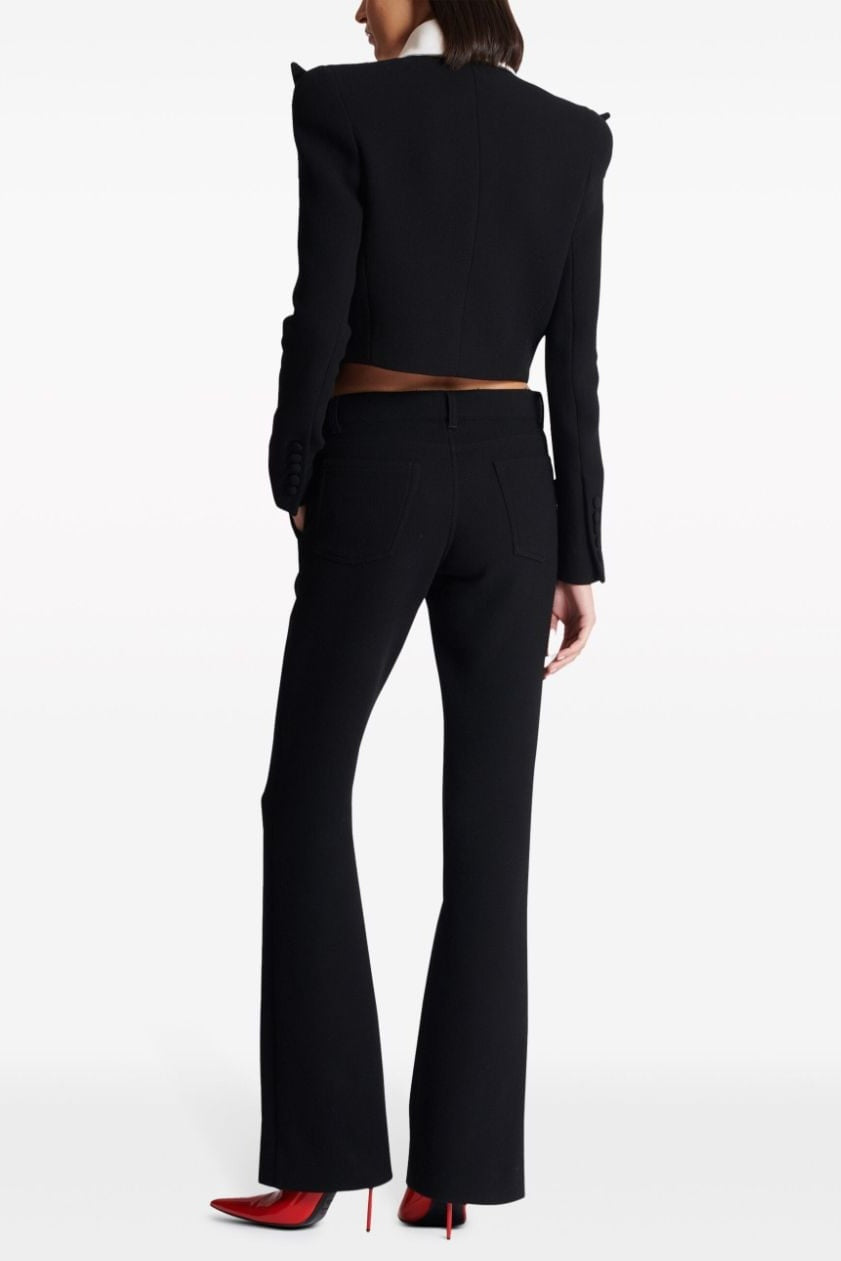 NERISSA SPENCER CROP BLAZER - BUTTONED WORK JACKET