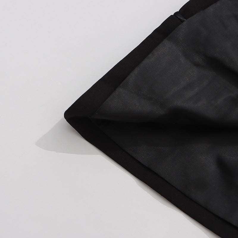 ASHLEY RUFFLE BLAZER, BLACK PARTY BLAZER
