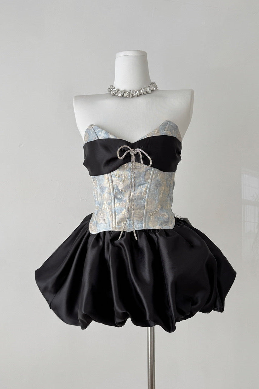 O1CN012ItL111maltzEJU9T__2211206634971-0-cib BETHARI STRAPLESS CORSET PUFFY MINI DRESS