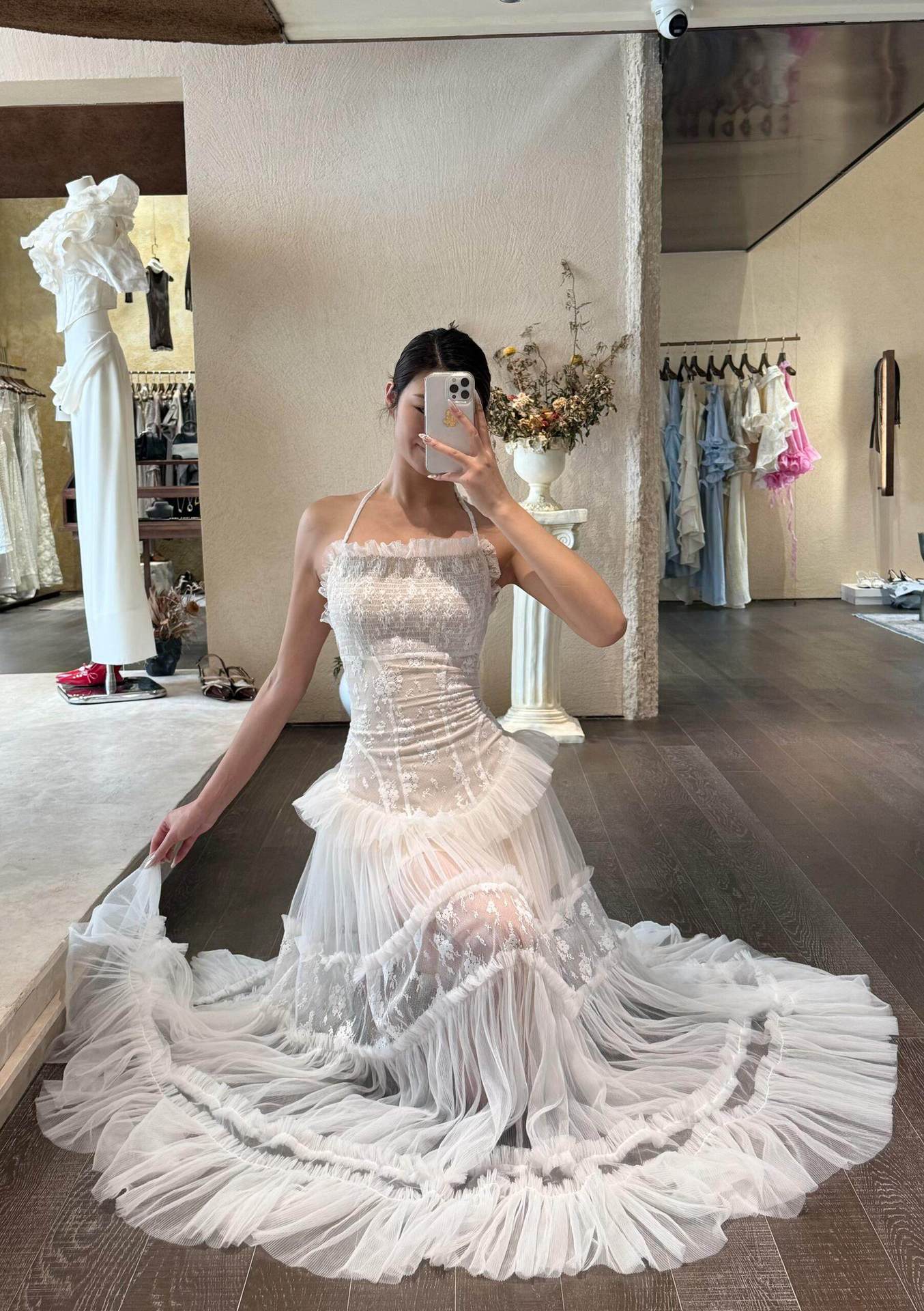 HERMOSA LACE MAXI DRESS FOR WEDDING GUEST
