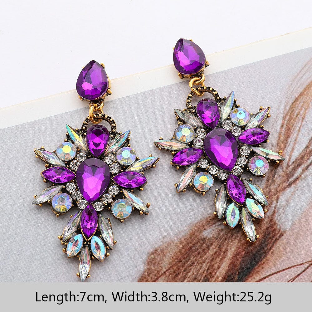 DREAMY DIAMANTE DROP EARRINGS FOR BRIDAL PARTY