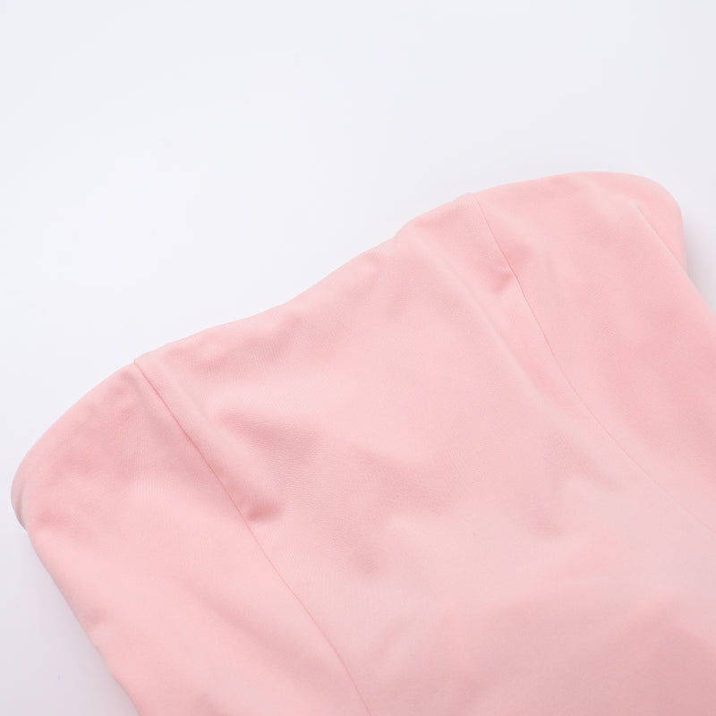 LOTUS BLUSH MINI DRESS - ROMANTIC COCKTAIL