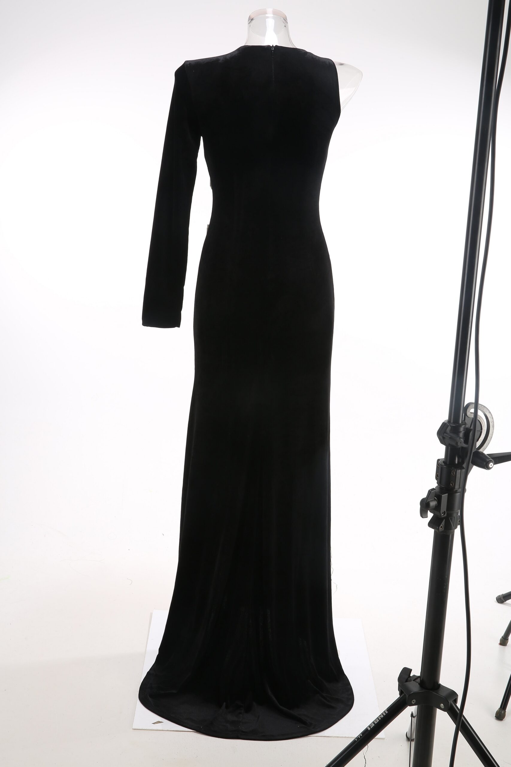 VICTORIA BOW VELVET MAXI DRESS FOR EVENTS