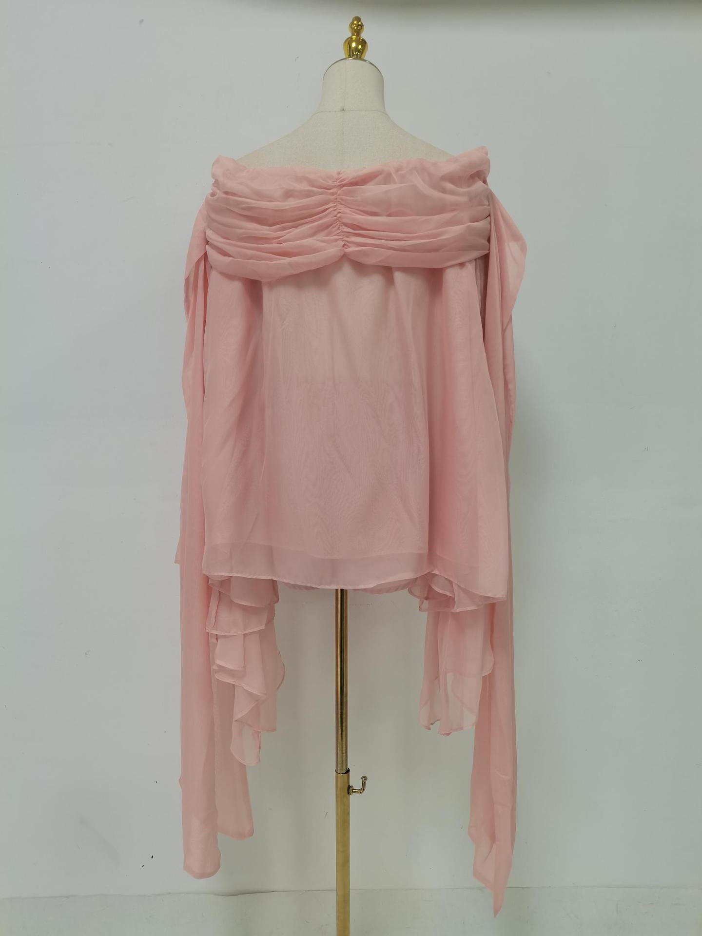 O1CN017zuWcv2J5ydKV0pya__2211107039371-0-cib_f9c9178d-c797-4fd8-aed1-0469db487c1d PINK OFF-SHOULDER MINI DRESS & SHORTS SET