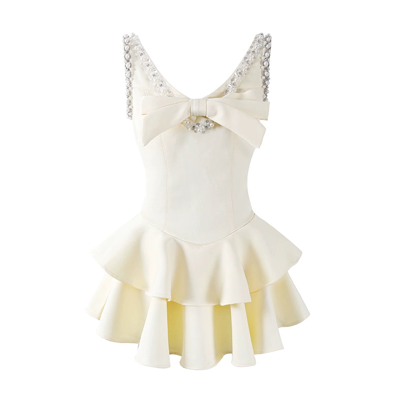 V-NECK SEQUIN MINI DRESS FOR PARTY