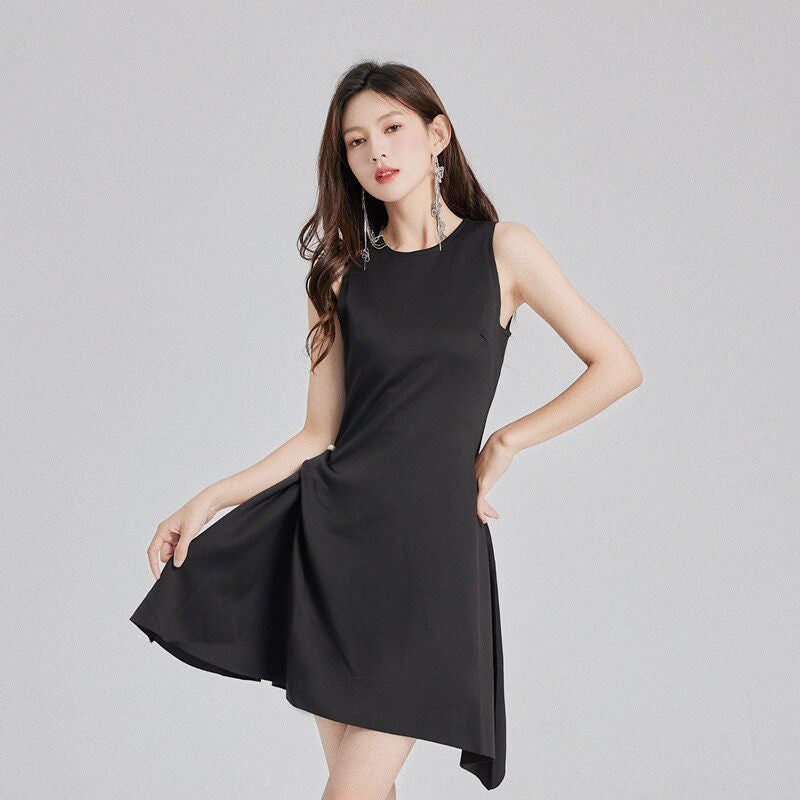 FREDERICA PLEATED COCKTAIL MINI DRESS, WAIST-CINCHING