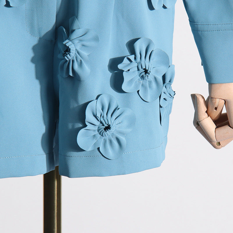 FLORAL EMBELLISHED ROMPER FOR WEDDING GUEST