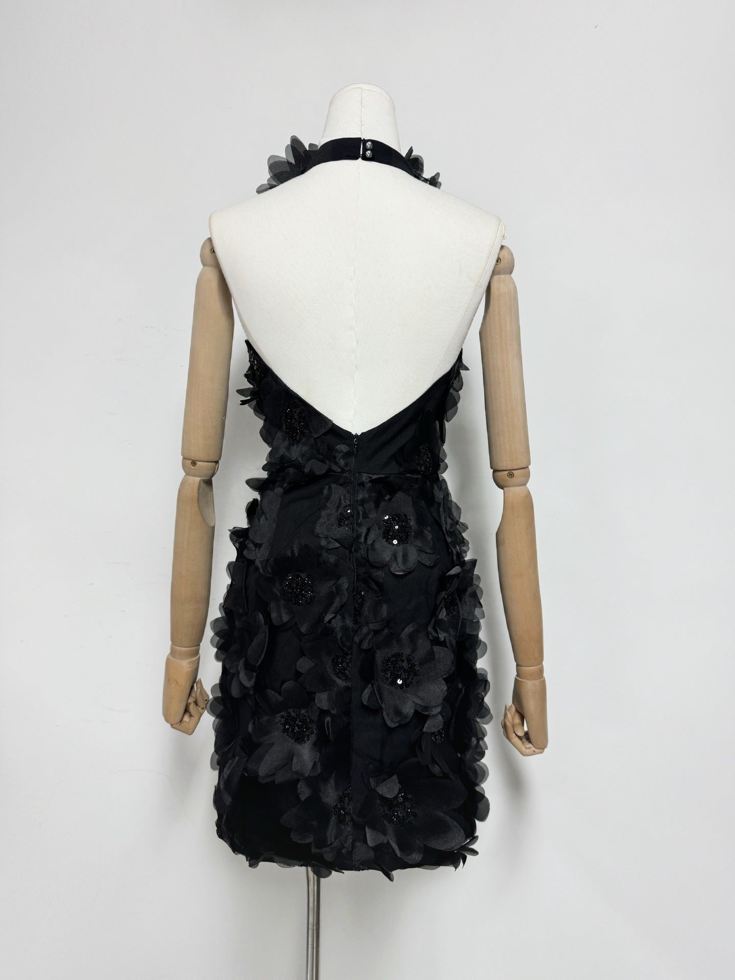 BLACK CHERRY BLOSSOM MINI DRESS, FLORAL PARTY