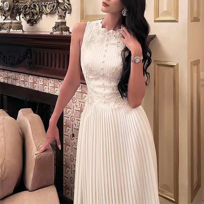 NANCY LACE MIDI DRESS FOR WEDDING GUEST