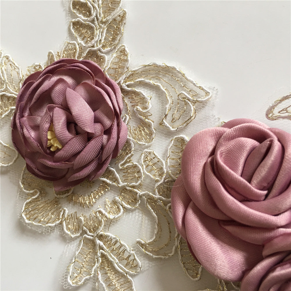3D LACE FLOWER COLLAR, DIY SEWING GARMENT ACCESSORY