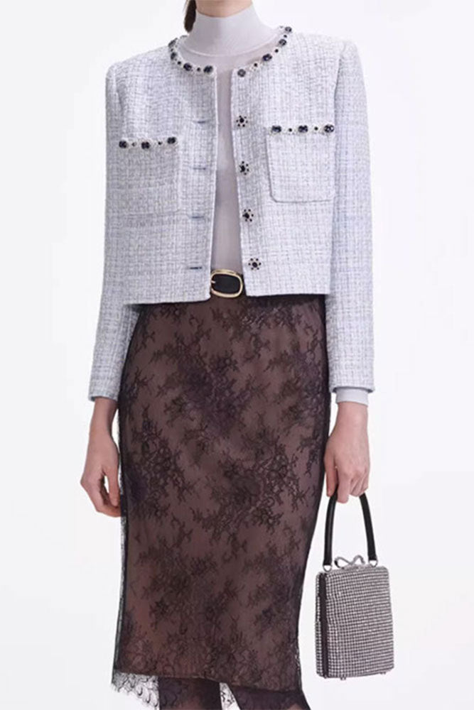 O1CN01FNrx4e2A7VQ2VUteJ__2208199058156-0-cib ZENOBIA PALE BLUE BEADED TWEED BLAZER