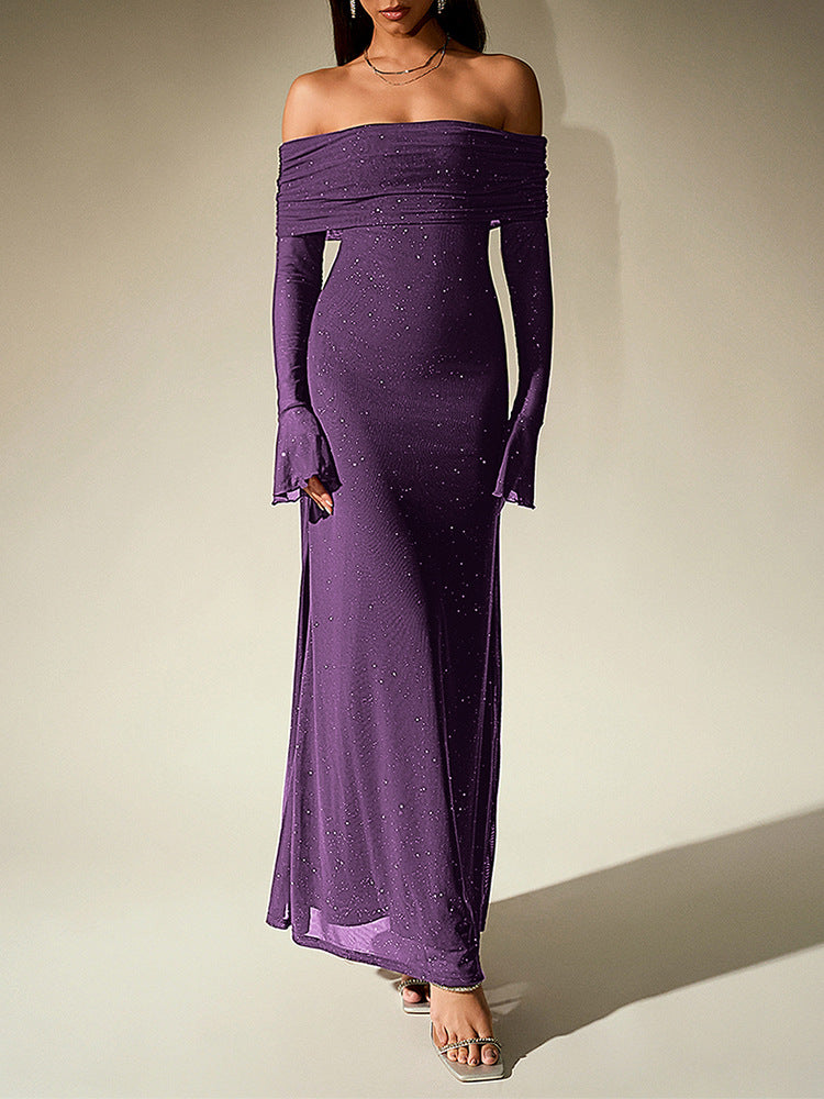 O1CN01IUWWM223jKkHkoeUI__3423897291-0-cib SPRINKLED STRAPLESS LONG SLEEVE MAXI DRESS
