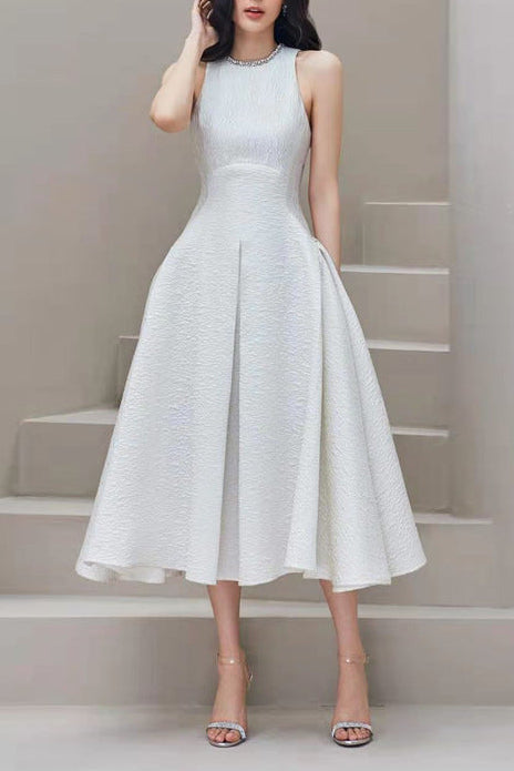 O1CN01JC08Ez1QGEDWi1QaM__1963311948-0-cib AVA RHINESTONE SLEEVELESS FULL SKIRT WHITE WEDDING DRESS