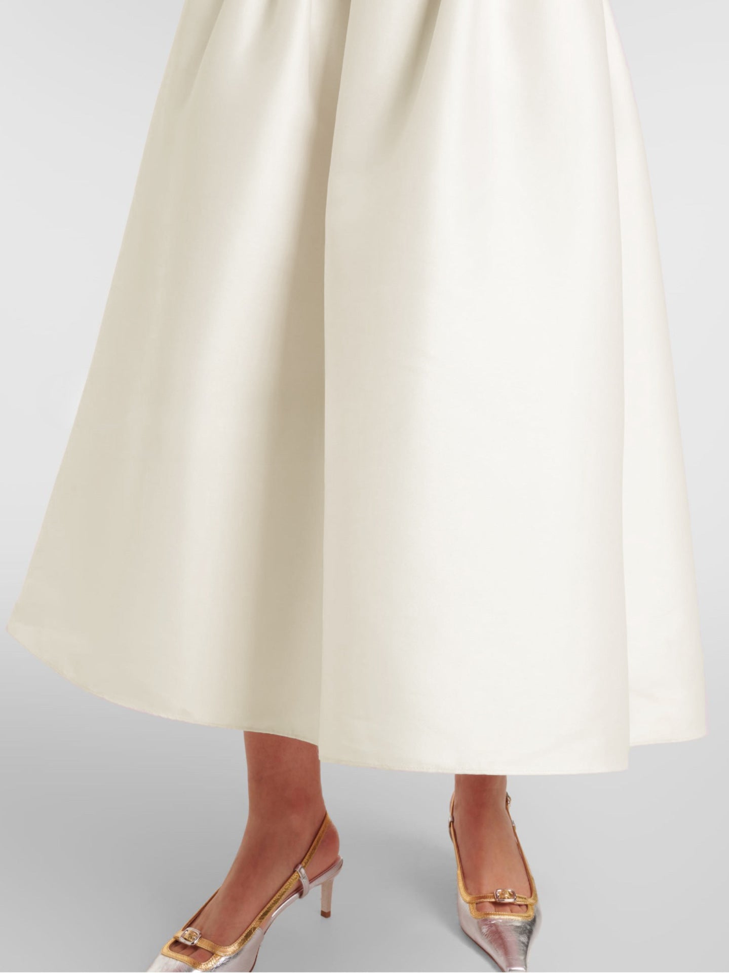 JOCELYN BOWKNOT STRAPLESS BANDAGE MAXI DRESS APRICOT