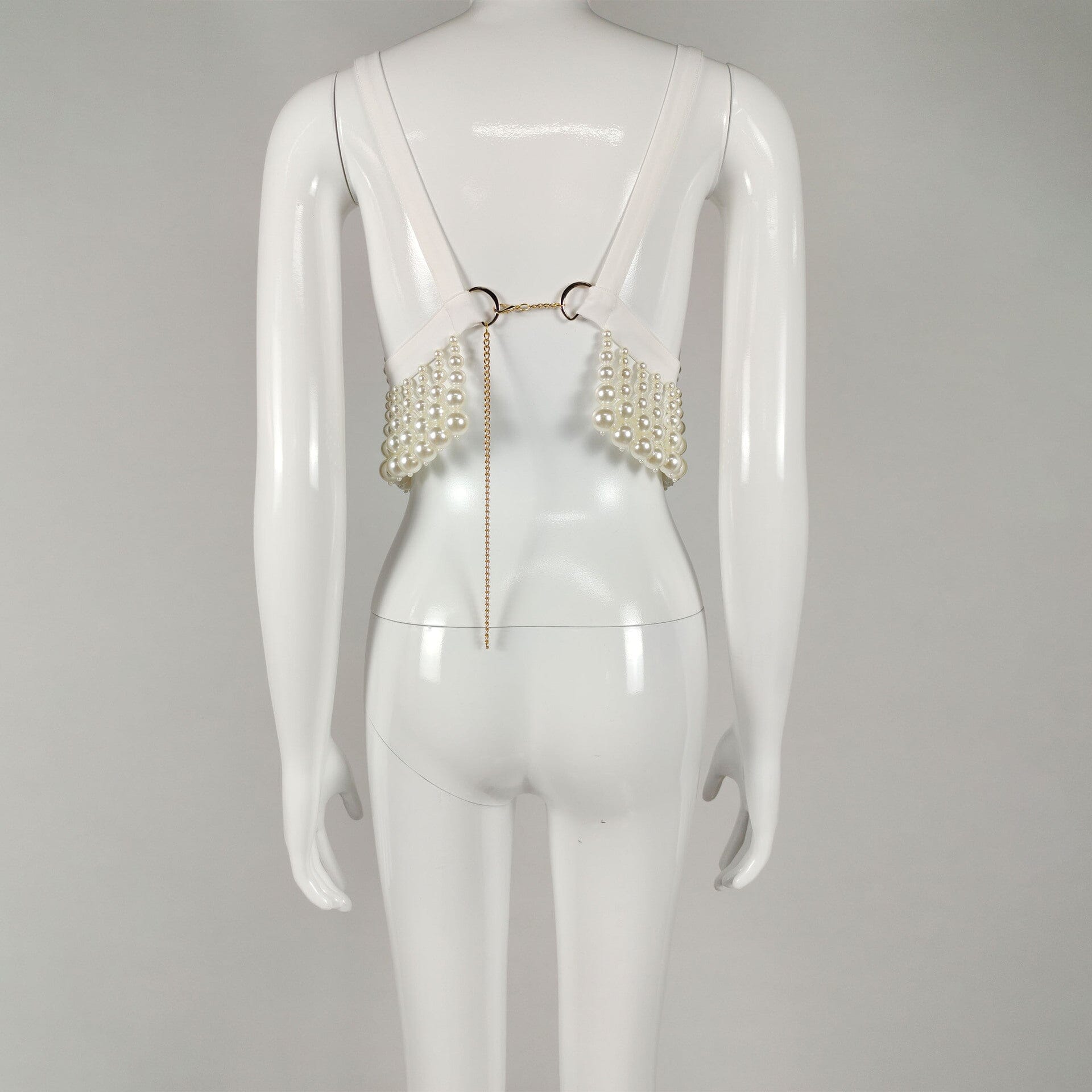 PEARL BUSTIER TOP FOR WEDDING PARTY
