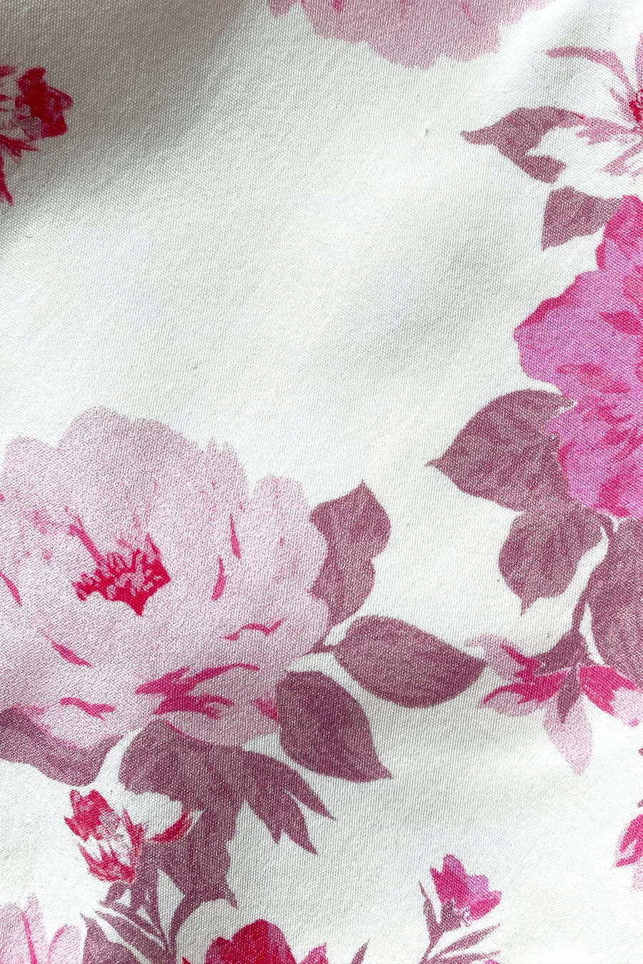 RETALE PINK FLORAL FLARED MINI DRESS FOR PARTY