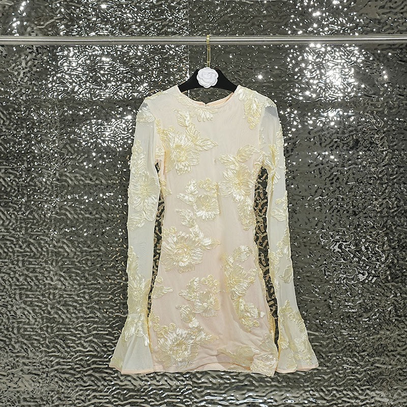 O1CN01MrjAgn2BRwaC58lRC__2212894628336-0-cib FLORAL EMBROIDERED OPEN BACK MINI DRESS FOR PARTY
