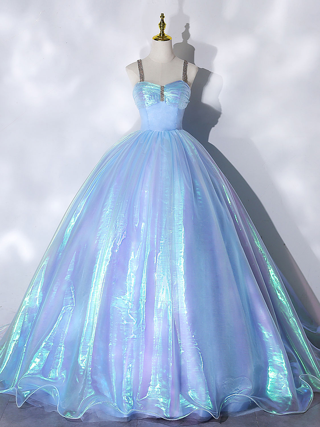 O1CN01NHGCj01hHv8taOp2R__2563534253 BALL GOWN V-NECK BLUE TULLE PROM DRESS