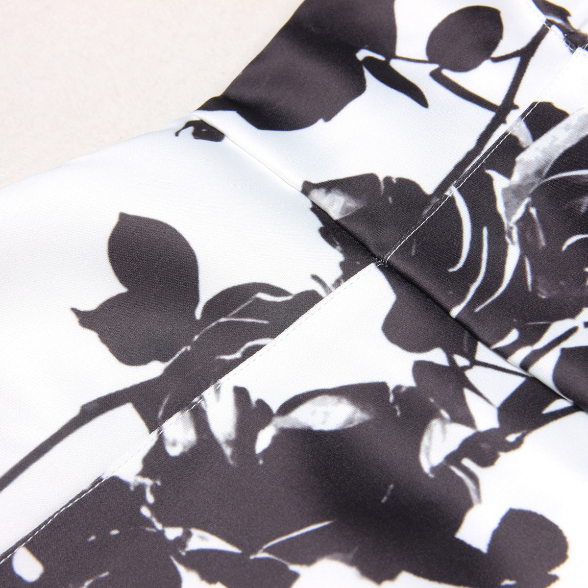 TABITHA TWO-TONE FLORAL MINI DRESS