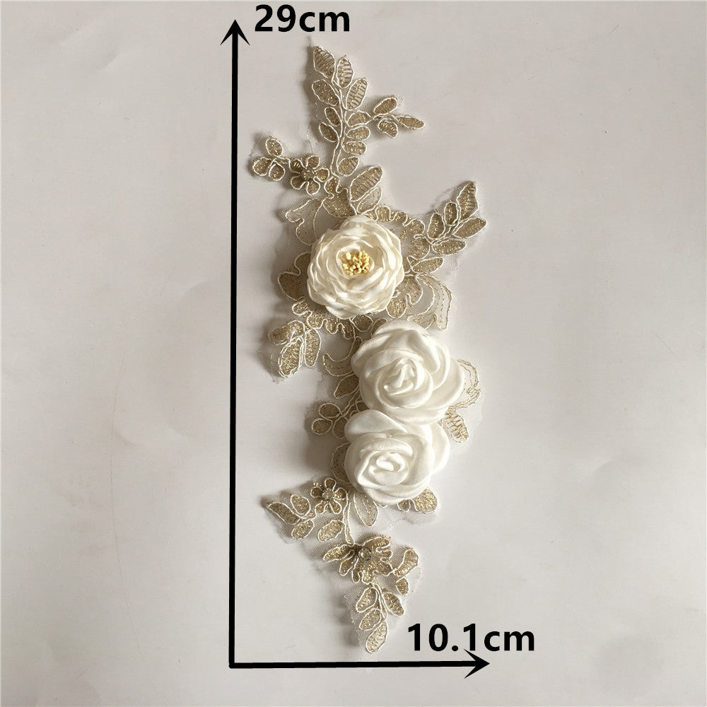 3D LACE FLOWER COLLAR, DIY SEWING GARMENT ACCESSORY