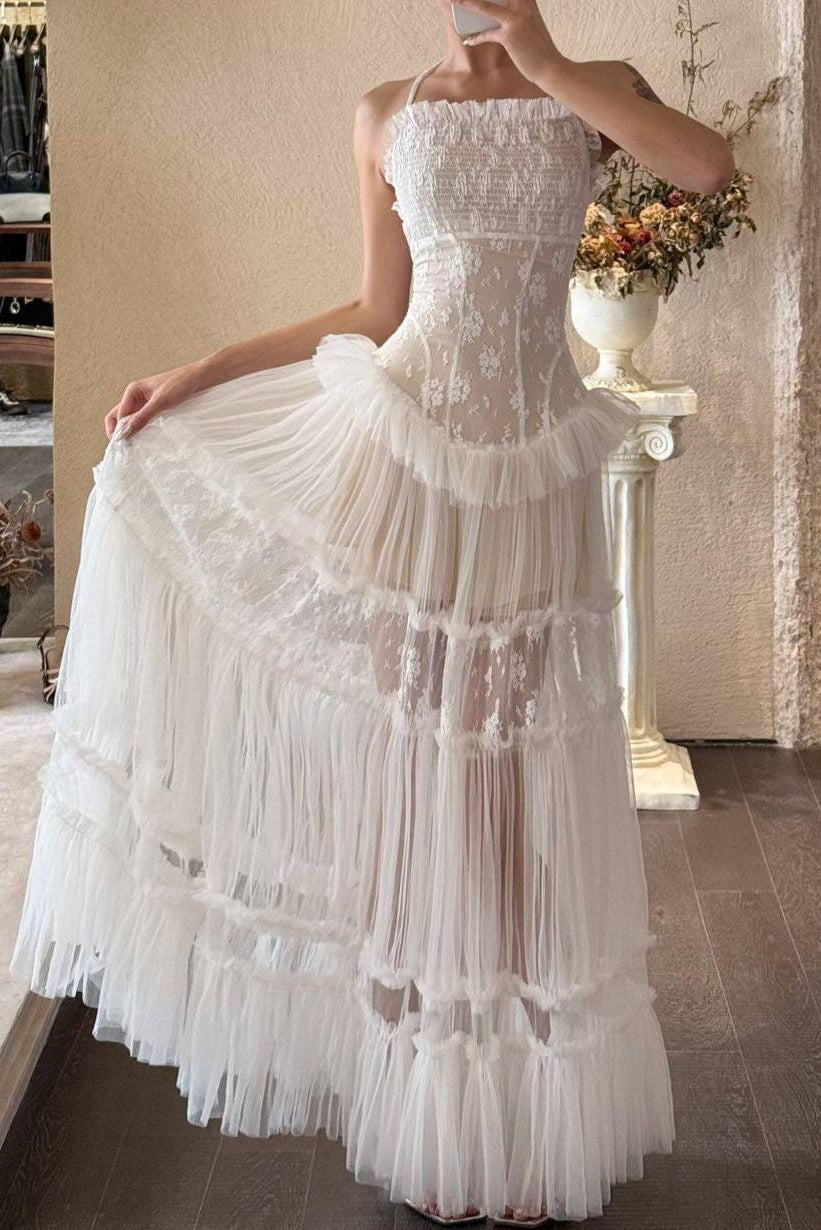 HERMOSA LACE MAXI DRESS FOR WEDDING GUEST