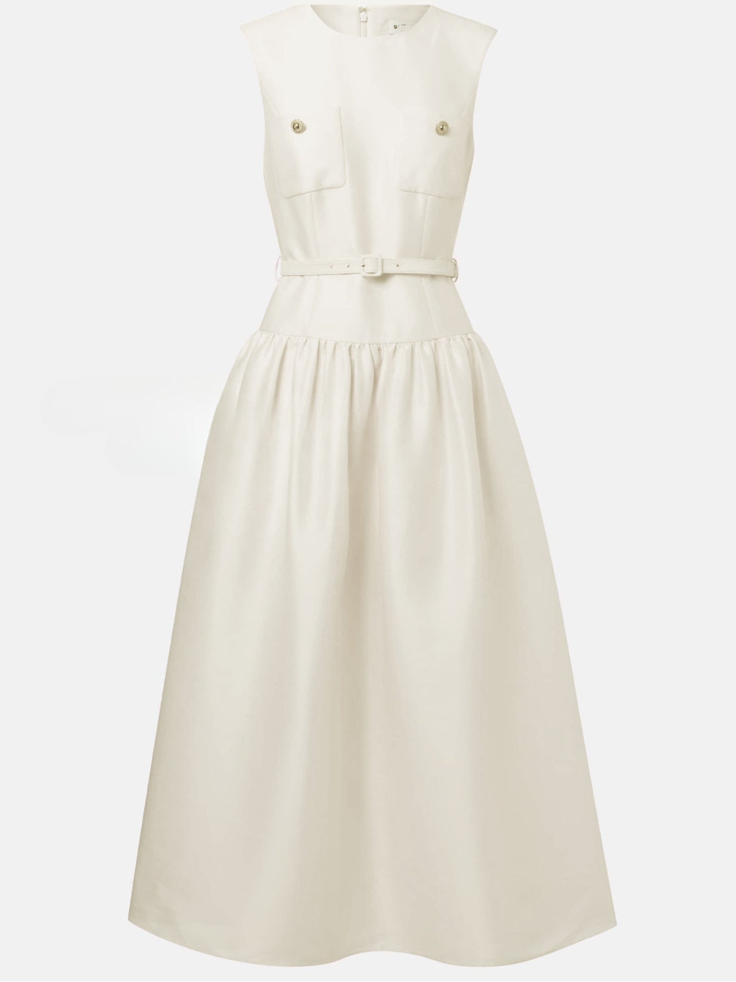 JOCELYN BOWKNOT STRAPLESS BANDAGE MAXI DRESS APRICOT