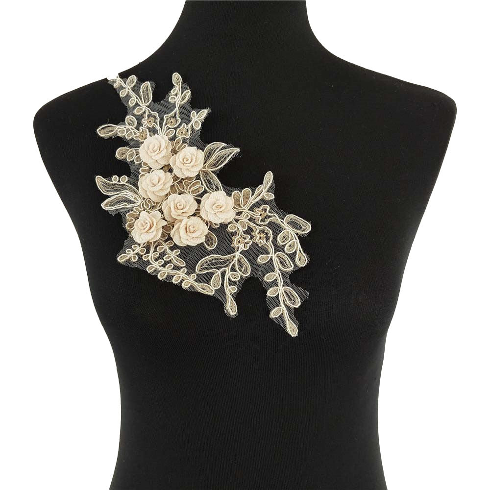 MODERN CHEONGSAM DRESS, HAND-SEWN DECOR FOR WEDDING PERFORMANCE