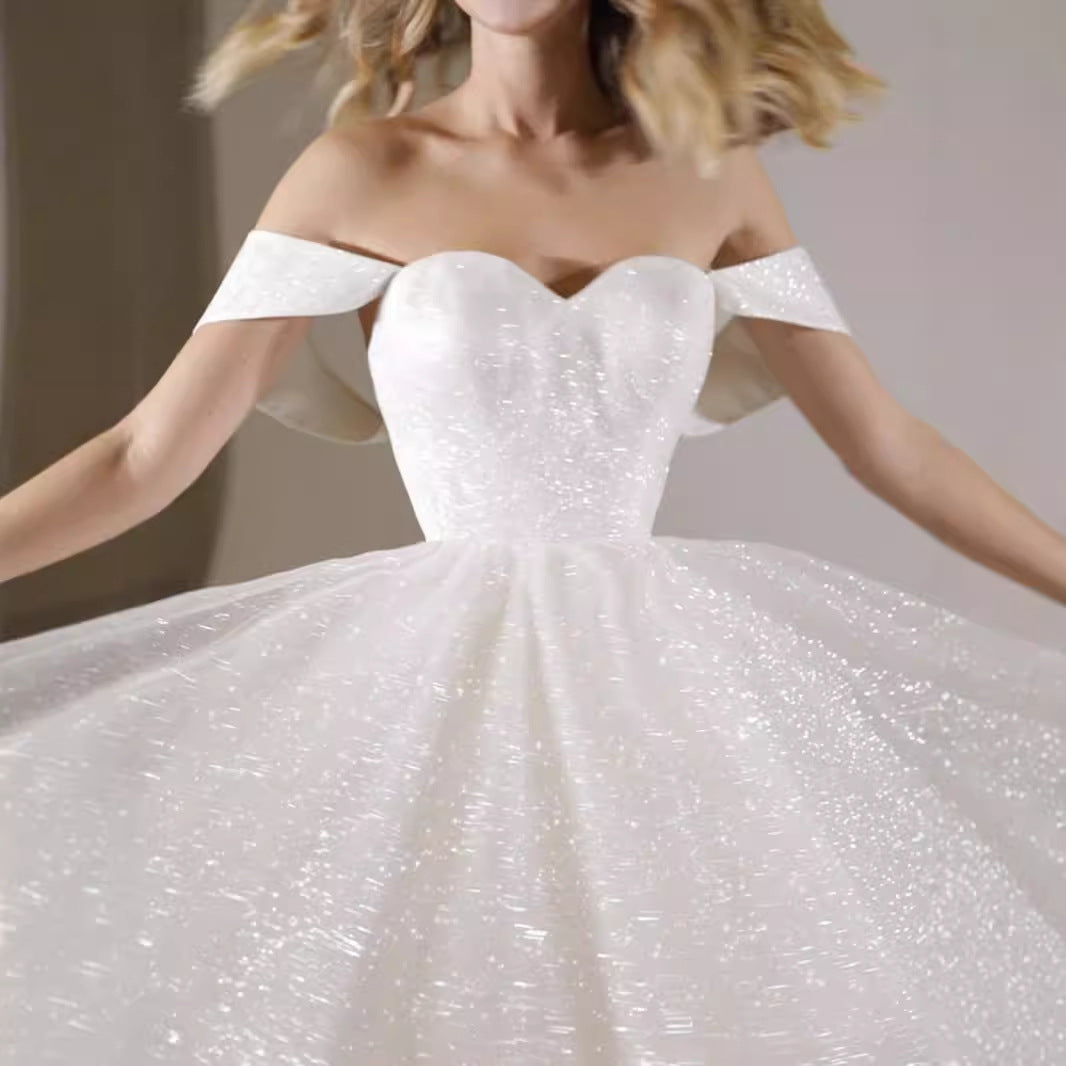 AMITY SEXY SEQUINED MINI PRINCESS EVENING DRESS