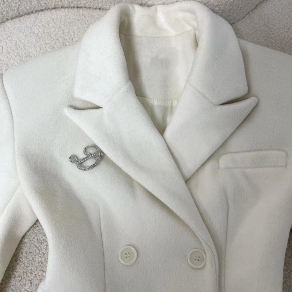 IVORY SLIM FAUX FUR COAT, MIDI WINTER OUTERWEAR